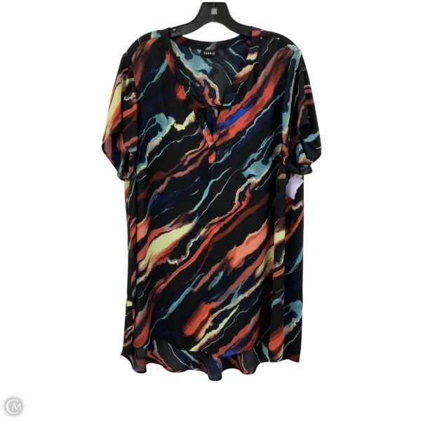 Top Short Sleeve By Torrid In Black, Size: 2x Online Hot Sale