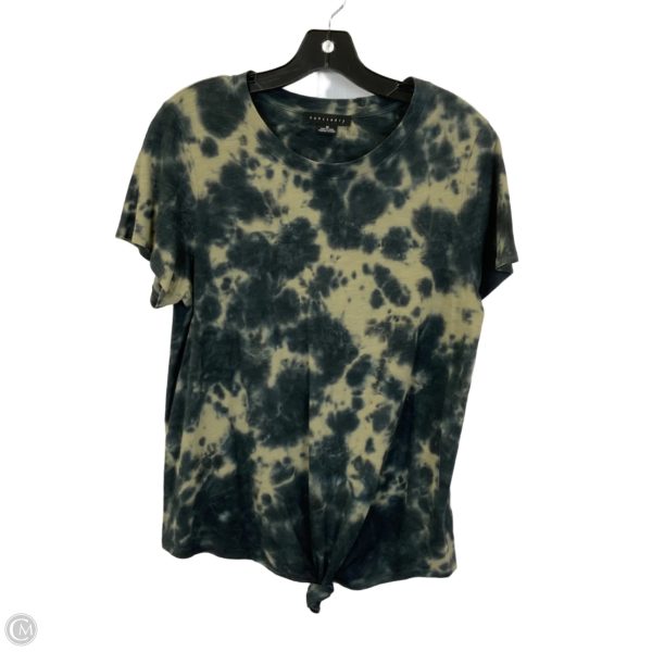 Top Short Sleeve Basic By Sanctuary In Tie Dye Print, Size: M Cheap