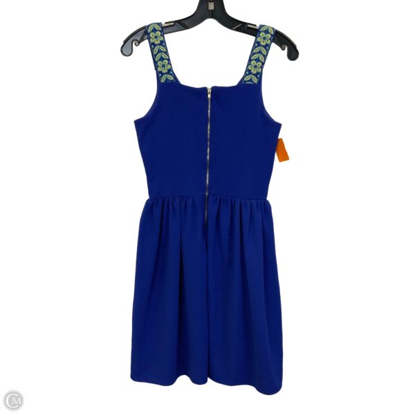Dress Casual Short By Miami In Blue & Yellow, Size: S Online now - Image 2