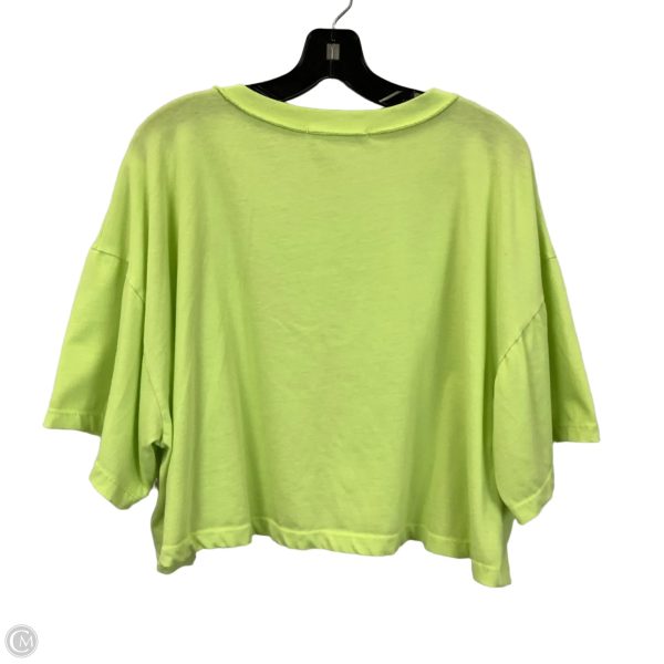 Top Short Sleeve Basic By Clothes Mentor In Chartreuse, Size: L Online Hot Sale - Image 2