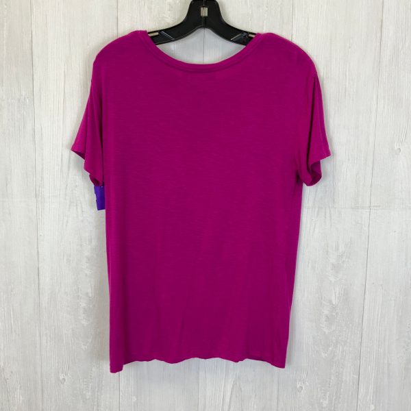 Purple Top Short Sleeve Apt 9, Size M Sale - Image 2