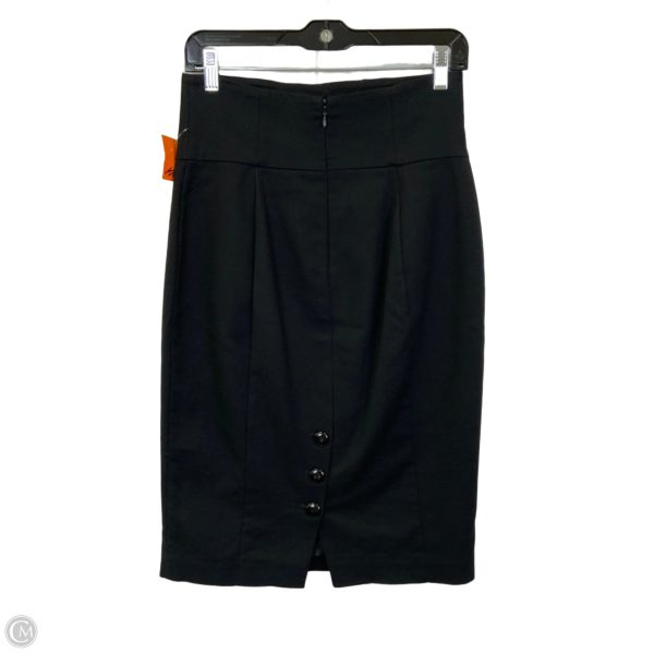Skirt Midi By Worthington In Black, Size: 4 Fashion - Image 2