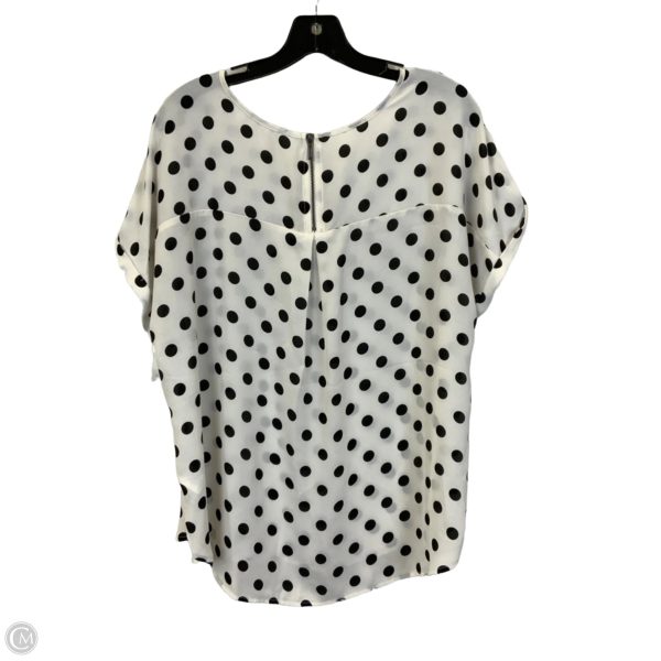 Top Short Sleeve By Maurices In Polkadot Pattern, Size: L Fashion - Image 2