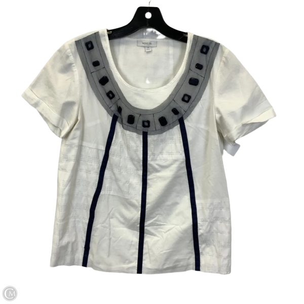 Blouse Short Sleeve By Target-designer In White, Size: M Cheap