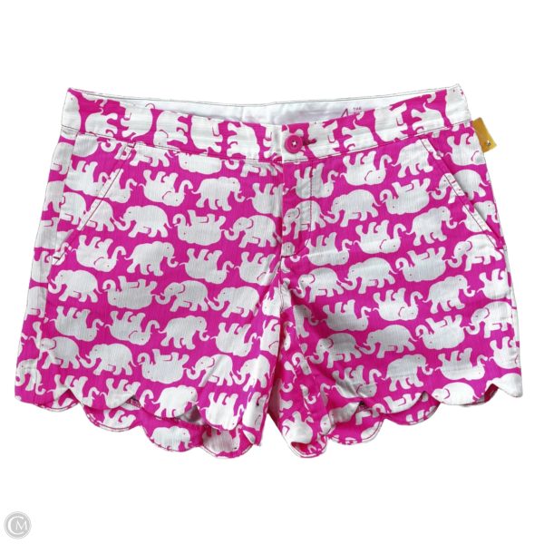 Shorts Designer By Lilly Pulitzer In Pink & White, Size: 4 For Discount