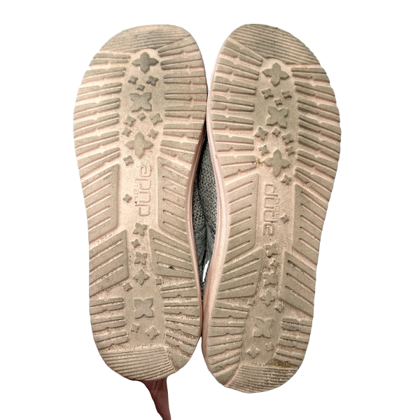 Shoes Flats By Hey Dude In Grey & Pink, Size: 8 Hot on Sale - Image 5