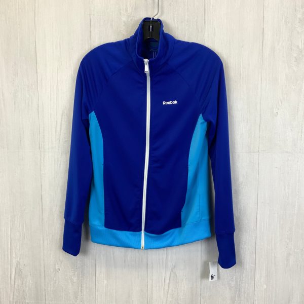 Athletic Jacket By Reebok In Blue, Size: S Online