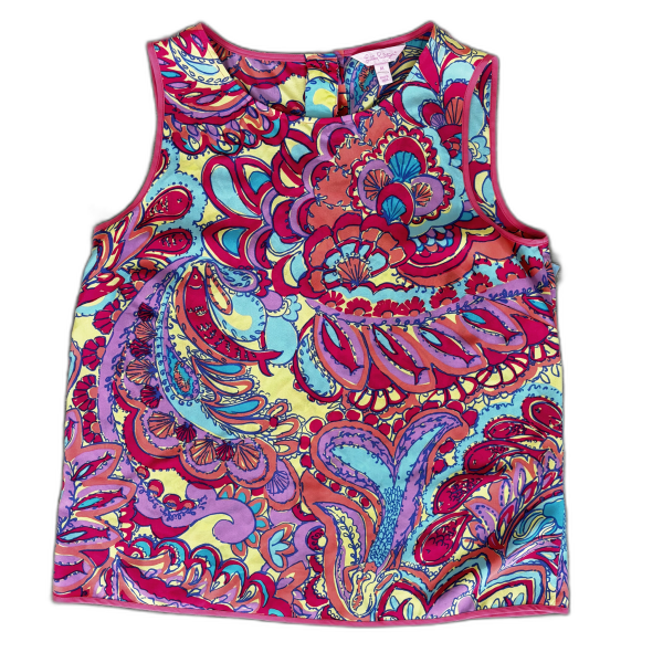 Top Sleeveless Designer By Lilly Pulitzer In Multi-colored, Size: M Fashion