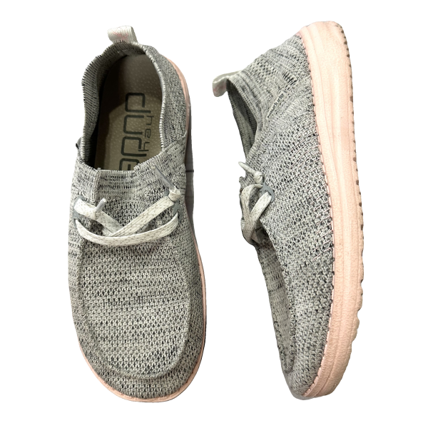 Shoes Flats By Hey Dude In Grey & Pink, Size: 8 Hot on Sale