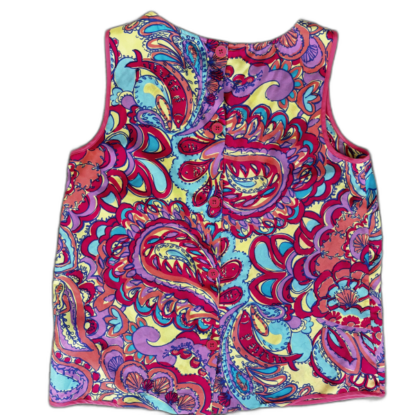 Top Sleeveless Designer By Lilly Pulitzer In Multi-colored, Size: M Fashion - Image 2