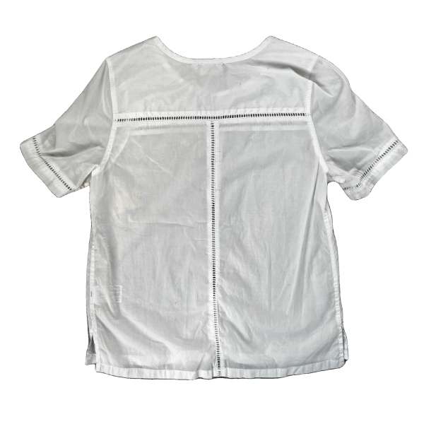 Top Short Sleeve By Adriano Goldschmied In White, Size: S Cheap - Image 2