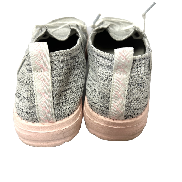 Shoes Flats By Hey Dude In Grey & Pink, Size: 8 Hot on Sale - Image 4