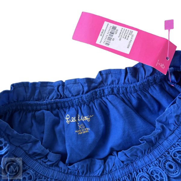 Top 3 4 Sleeve Designer By Lilly Pulitzer In Blue, Size: Xs Hot on Sale - Image 3