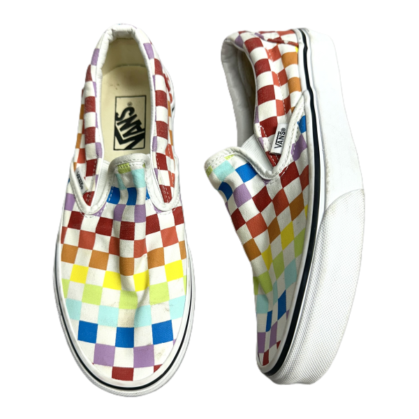 Shoes Sneakers By Vans In Rainbow Print, Size: 7.5 For Discount