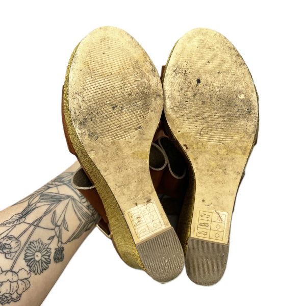 Brown Shoes Heels Block By J. Crew, Size: 9.5 Online Sale - Image 5