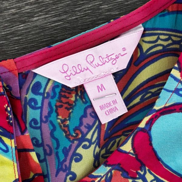 Top Sleeveless Designer By Lilly Pulitzer In Multi-colored, Size: M Fashion - Image 3