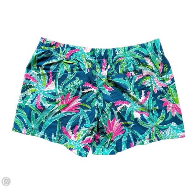 Shorts Designer By Lilly Pulitzer In Blue & Green, Size: Xs For Cheap - Image 2