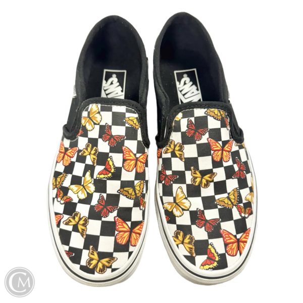 Shoes Sneakers By Vans In Checkered Pattern, Size: 8 on Sale