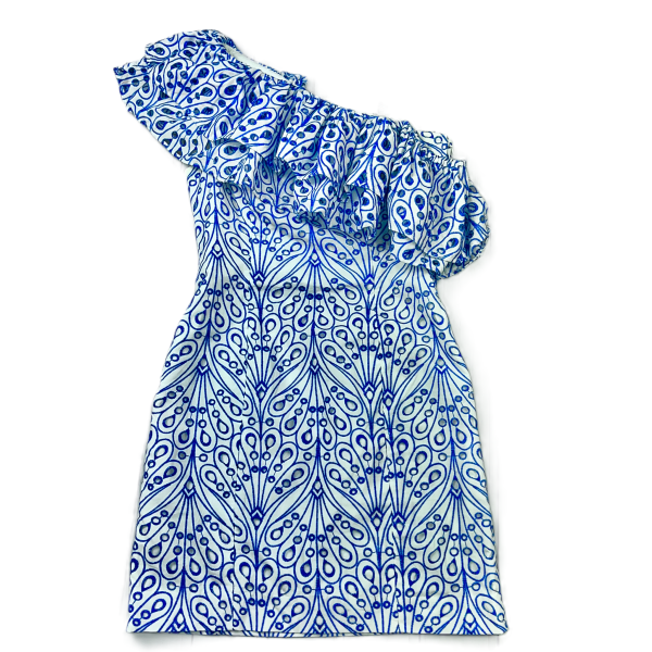 Blue & White Dress Designer By Lilly Pulitzer, Size: Xs For Sale