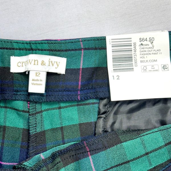 Pants Other By Crown And Ivy In Plaid Pattern, Size: 12 Hot on Sale - Image 4