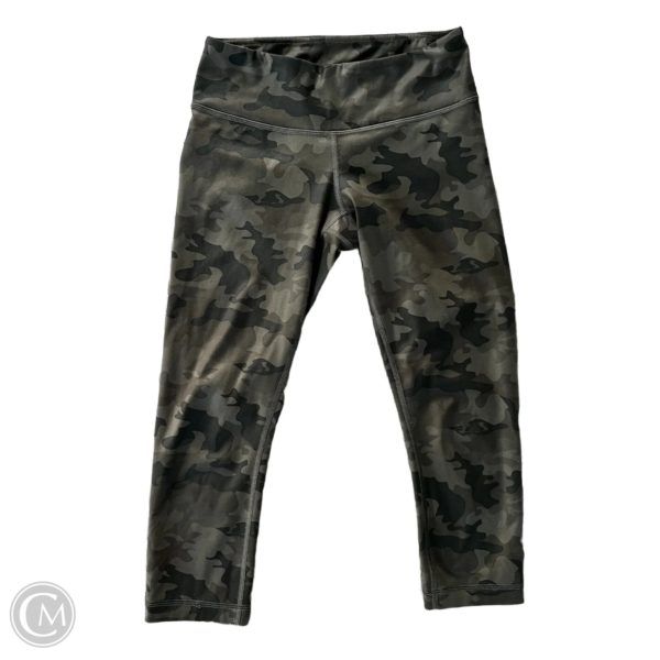 Athletic Leggings Capris By Lululemon In Camouflage Print, Size: 4 Hot on Sale