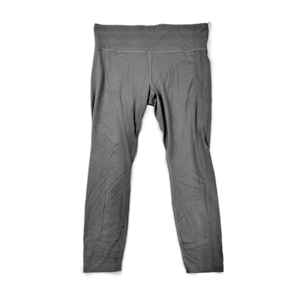 Grey Athletic Leggings By Athleta, Size: L Cheap