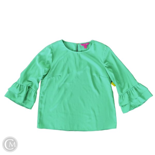 Top 3 4 Sleeve Designer By Lilly Pulitzer In Green, Size: S For Cheap