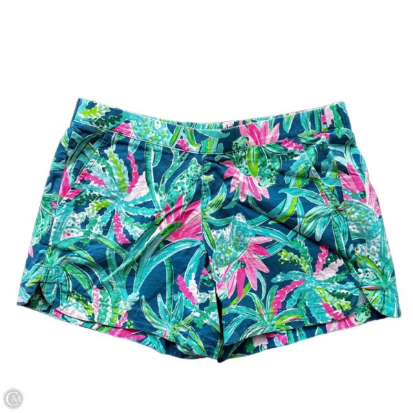 Shorts Designer By Lilly Pulitzer In Blue & Green, Size: Xs For Cheap