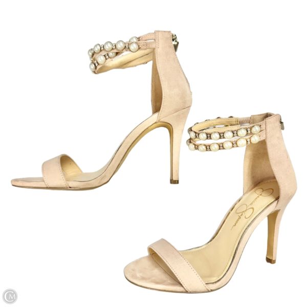 Sandals Heels Stiletto By Jessica Simpson In Pink, Size: 6 For Cheap - Image 2