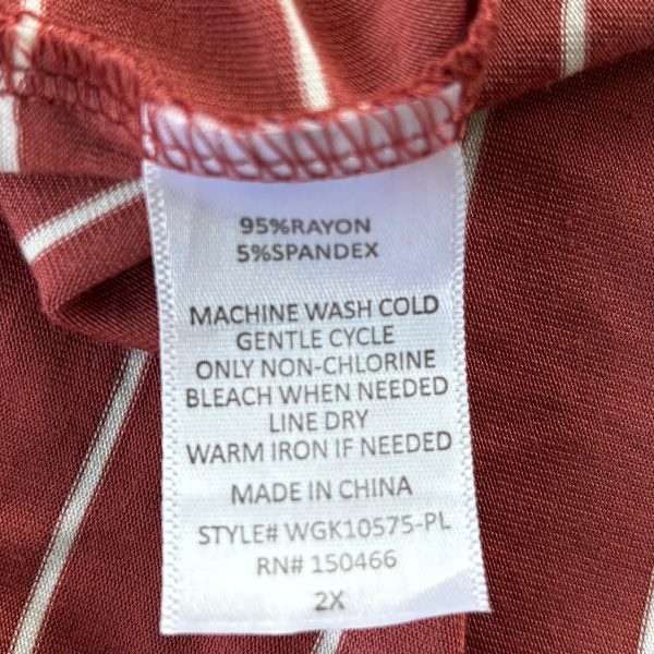 Top Sleeveless By Market & Spruce In Striped Pattern, Size: 2x Hot on Sale - Image 4