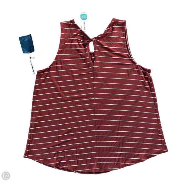 Top Sleeveless By Market & Spruce In Striped Pattern, Size: 2x Hot on Sale - Image 2