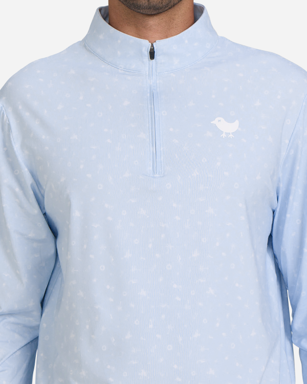 Sights & Rounds Light Blue Quarterzip For Cheap - Image 2
